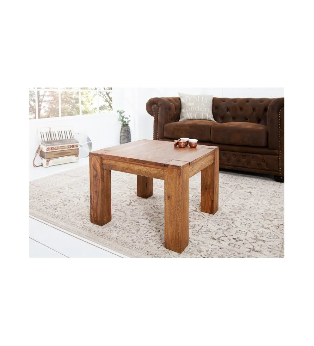 Stolik FINICE Makassar 60 cm drewno Sheesham*Invicta Interior New