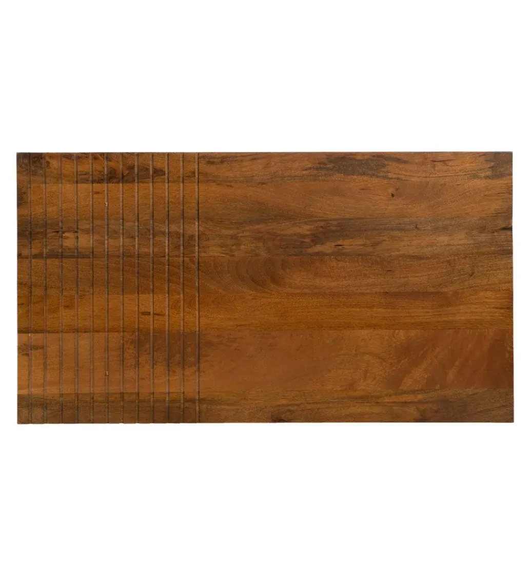 Stolik kawowy ABNER 110 cm drewno mango Brązowa*Zona-Design New