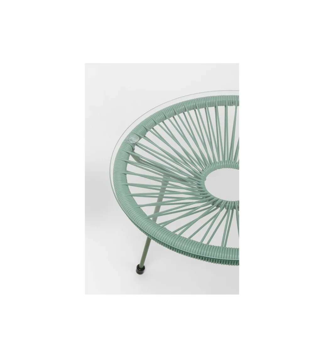 Stolik kawowy ACAPULCO 50 cm mono zielony*KARE Hot