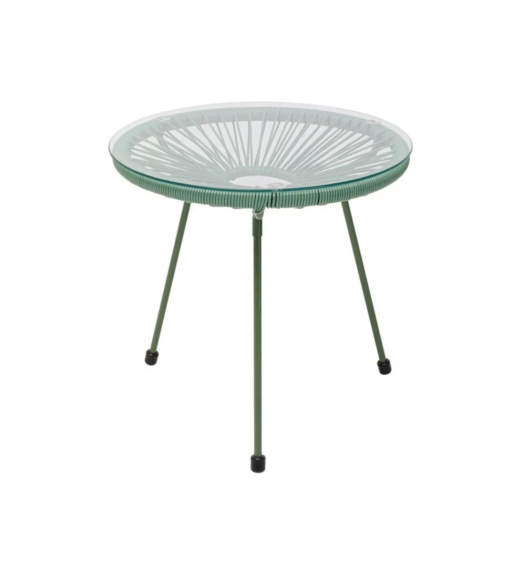 Stolik kawowy ACAPULCO 50 cm mono zielony*KARE Hot