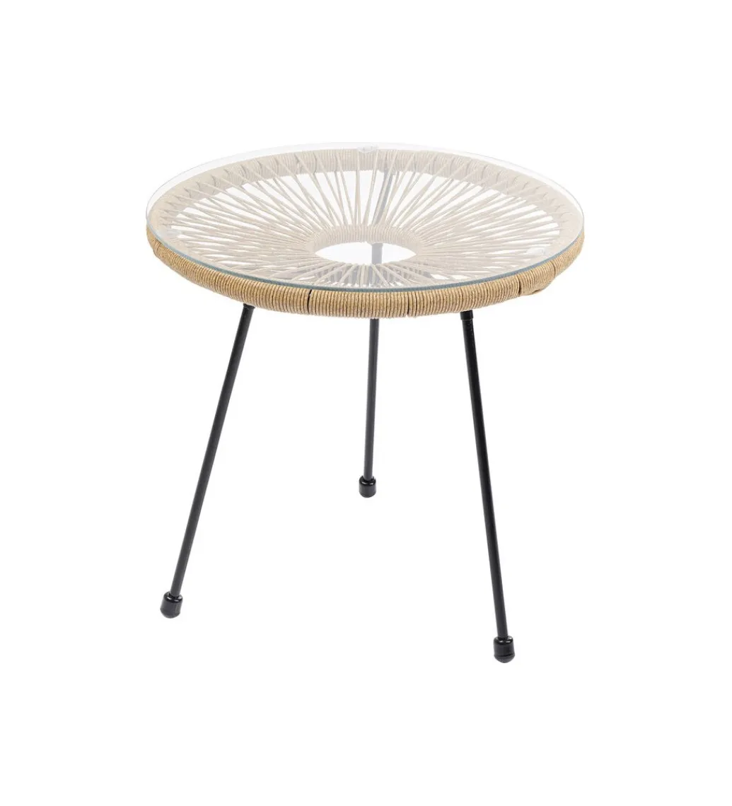 Stolik kawowy ACAPULCO 50 cm naturalny*KARE Discount