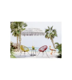 Stolik kawowy ACAPULCO 50 cm naturalny*KARE Discount
