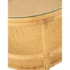 Stolik kawowy ALAN 70 cm rattan*J-Line Hot