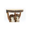 Stolik kawowy ANIMAL MEERKAT SISTERS 33 cm brązowy*KARE