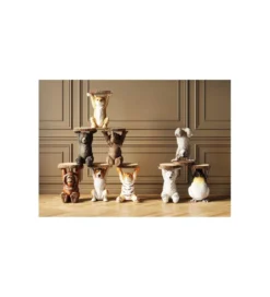 Stolik kawowy ANIMAL MR JACK 33 cm brązowy*KARE Sale