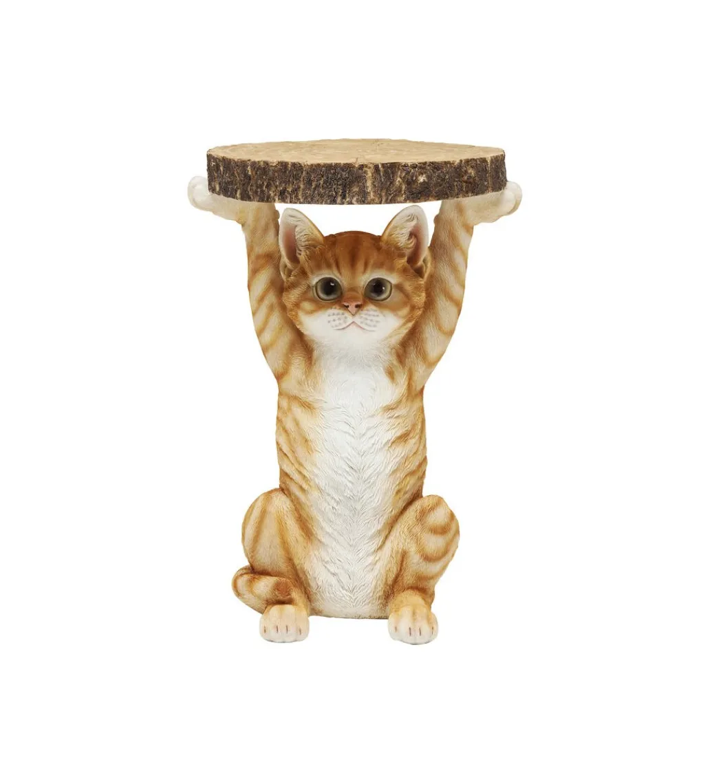 Stolik kawowy ANIMAL MS CAT 33 cm brązowy*KARE Discount