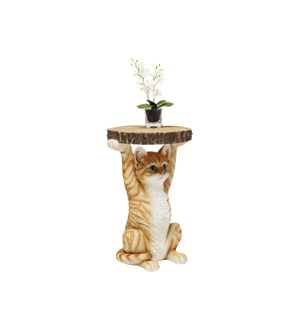 Stolik kawowy ANIMAL MS CAT 33 cm brązowy*KARE Discount