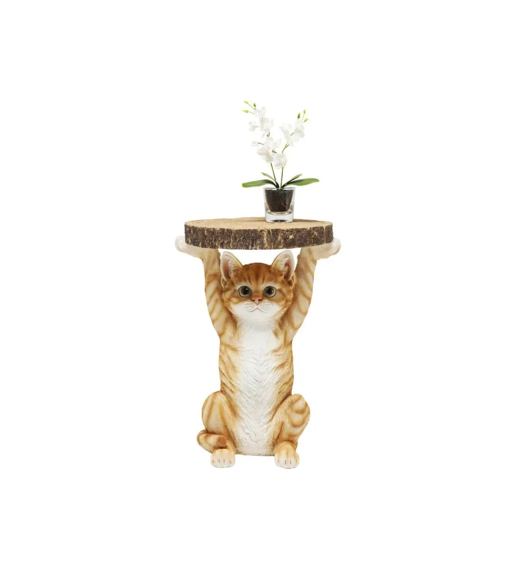 Stolik kawowy ANIMAL MS CAT 33 cm brązowy*KARE Discount