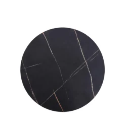 Stolik kawowy ANTICA 80 cm w optyce czarnego marmuru*Halmar Discount