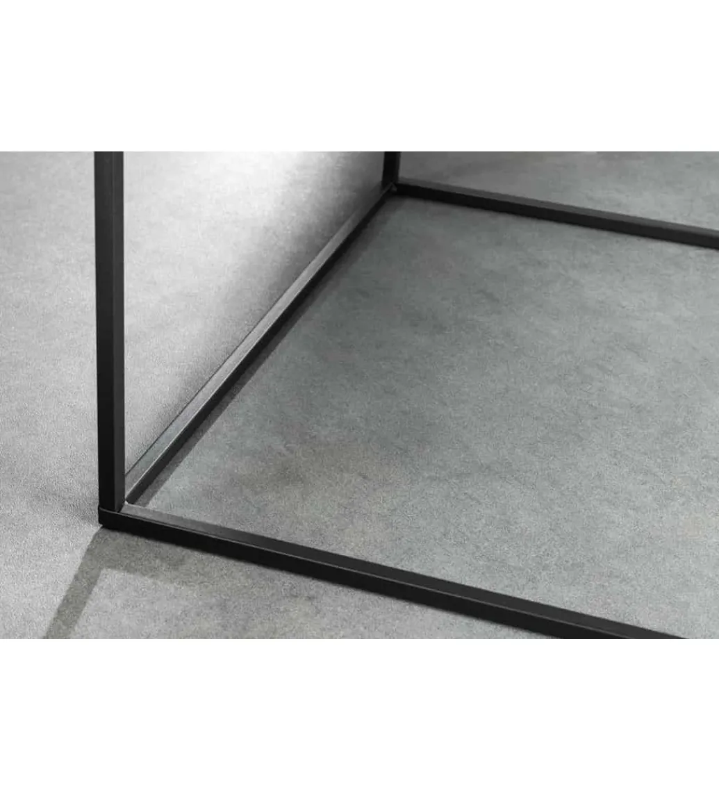 Stolik kawowy ARCHITECTURE 60 cm w optyce czarnego marmuru*Invicta Interior Hot
