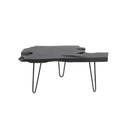 Stolik kawowy ASPEN 100 cm drewno teak czarny*KARE Sale
