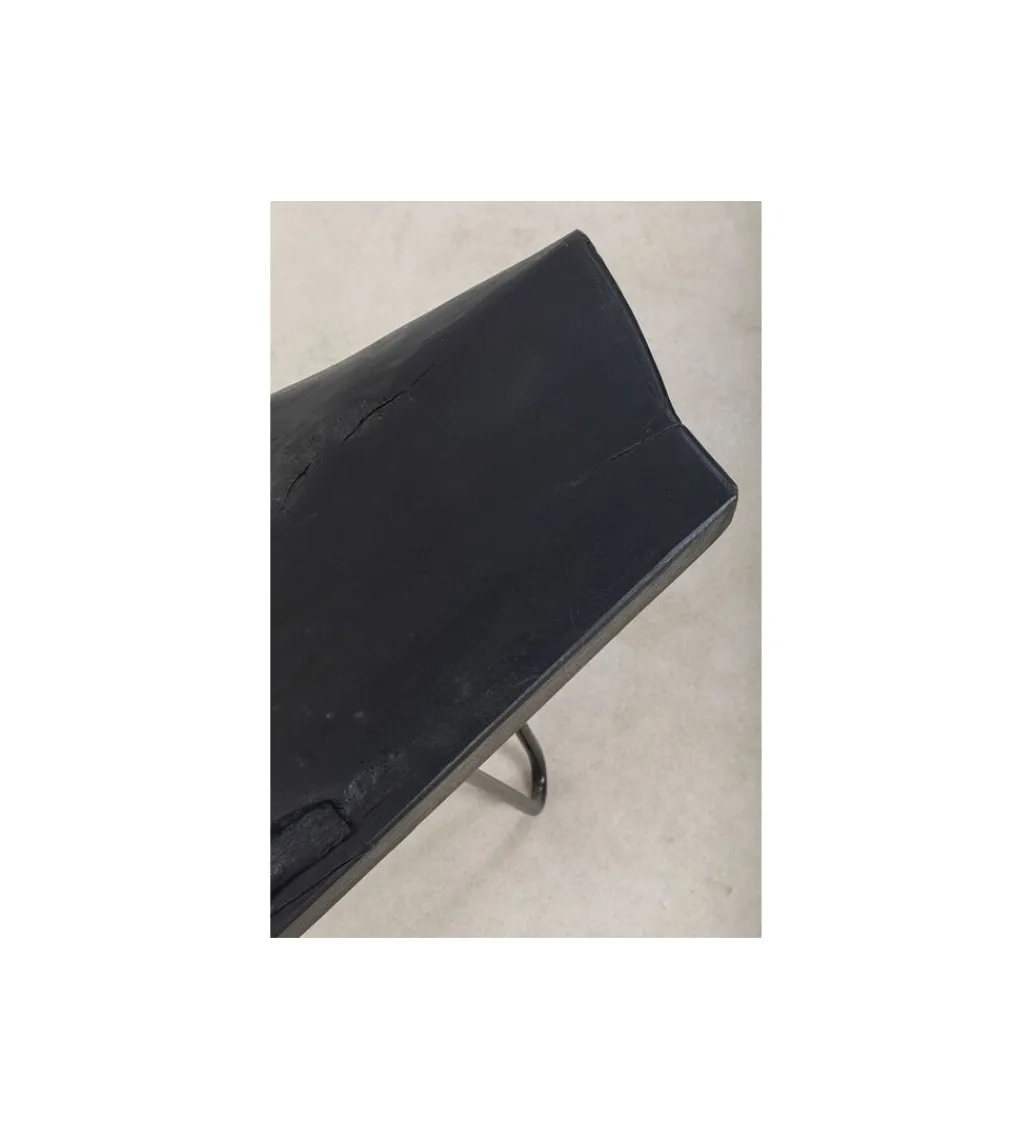 Stolik kawowy ASPEN 100 cm drewno teak czarny*KARE Sale