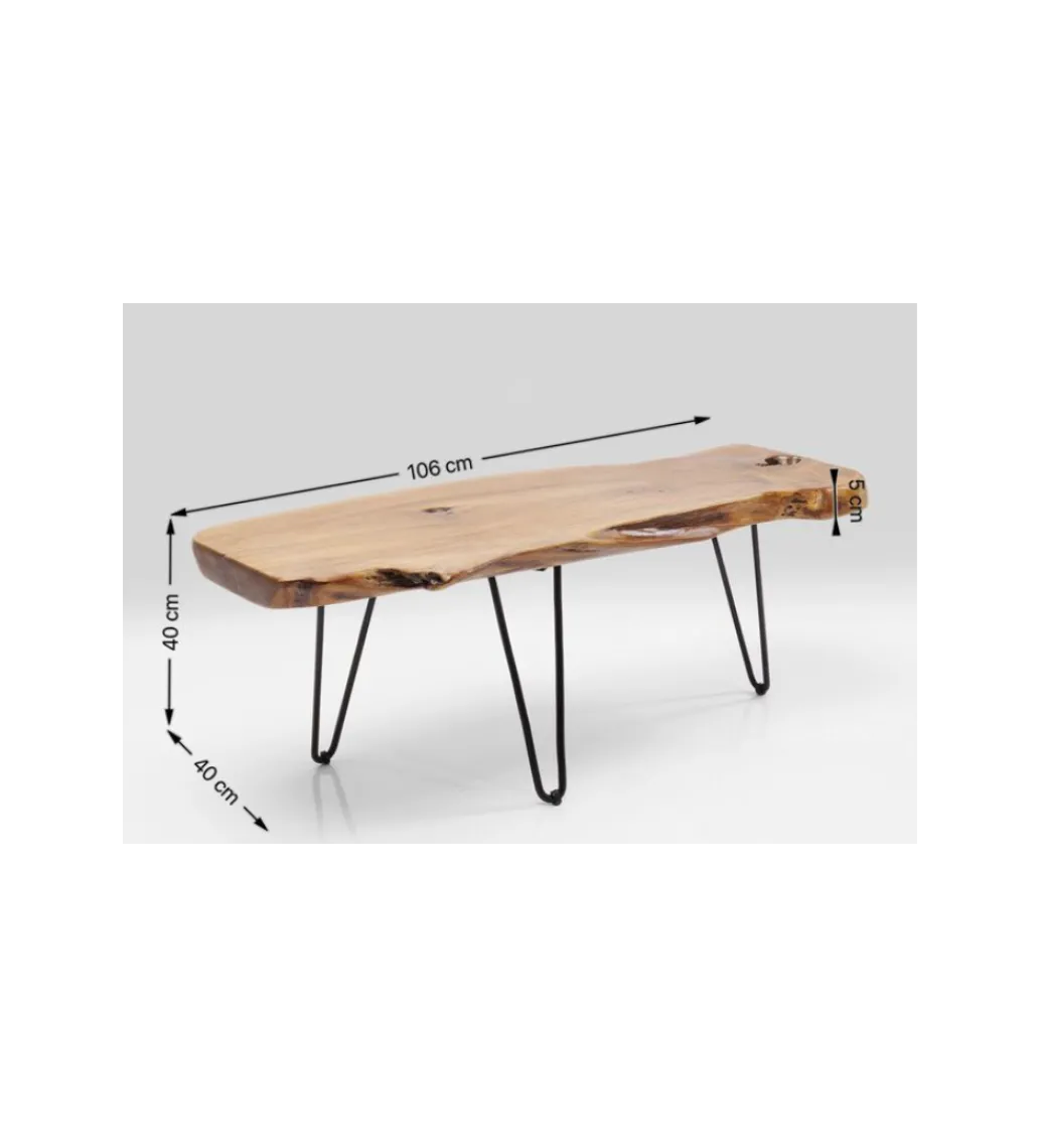 Stolik kawowy ASPEN drewno teak*KARE Best