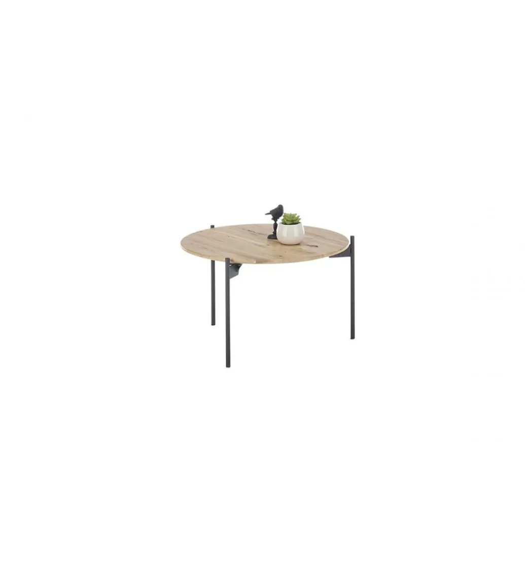 Stolik kawowy ASSUAN 55 cm dąb olejowany*MCA Outlet