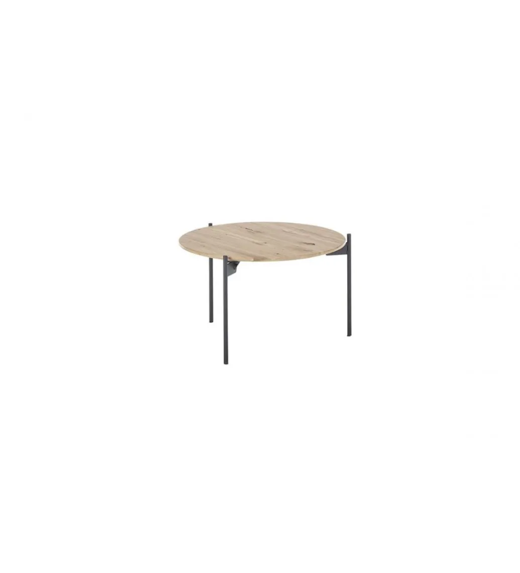 Stolik kawowy ASSUAN 55 cm dąb olejowany*MCA Outlet