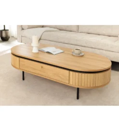 Stolik kawowy ATELIER 120 cm kolor dębu*Invicta Interior Discount