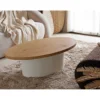 Stolik kawowy BABAYA 100 cm drewno jesion*Imeri Online