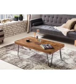 Stolik kawowy BAGLI 115 cm drewno sheesham*WOHNLING, GERMANY Best