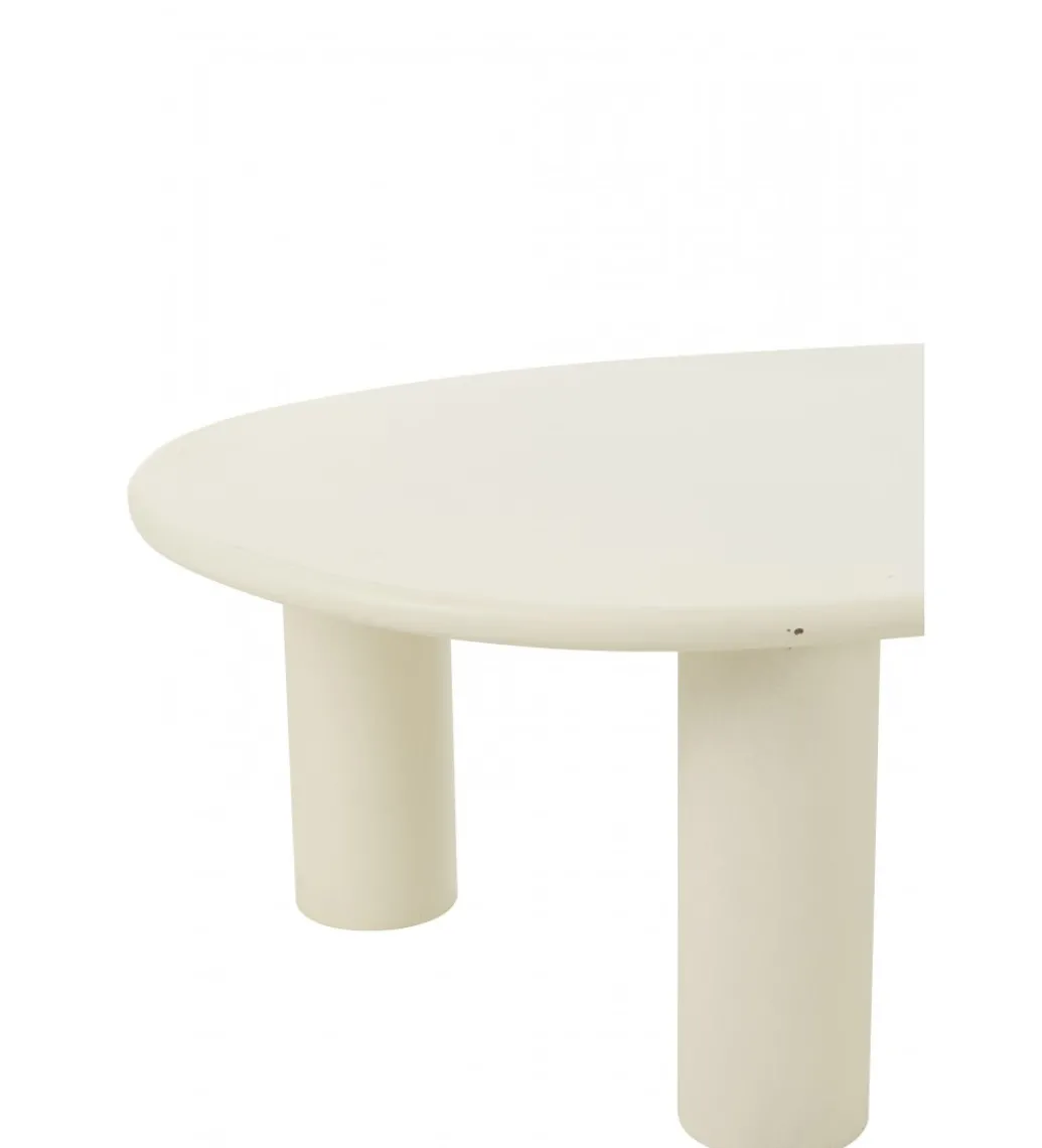 Stolik kawowy BALI 108 cm biały*J-Line Best