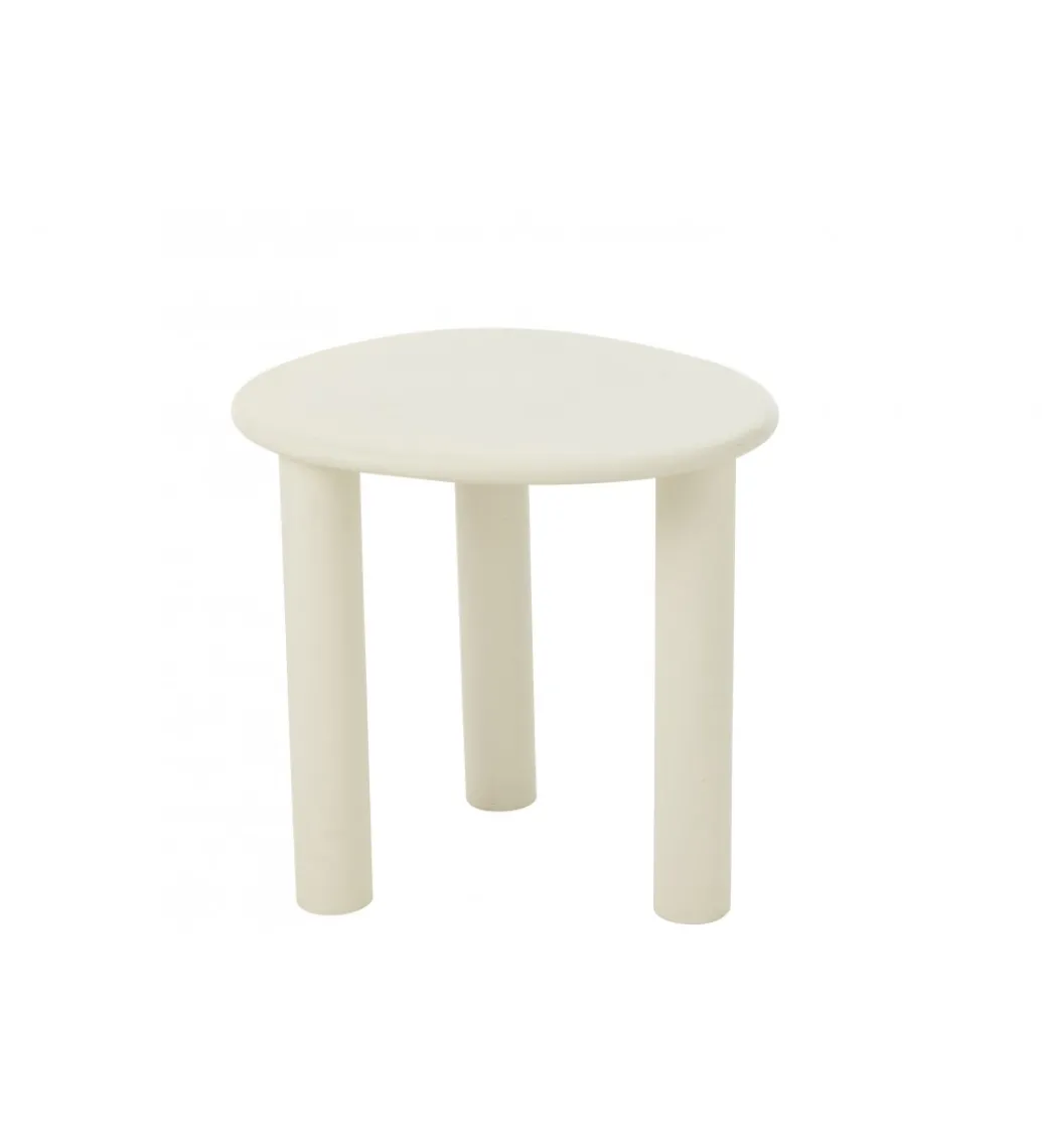 Stolik kawowy BALI 51cm biały*J-Line Best