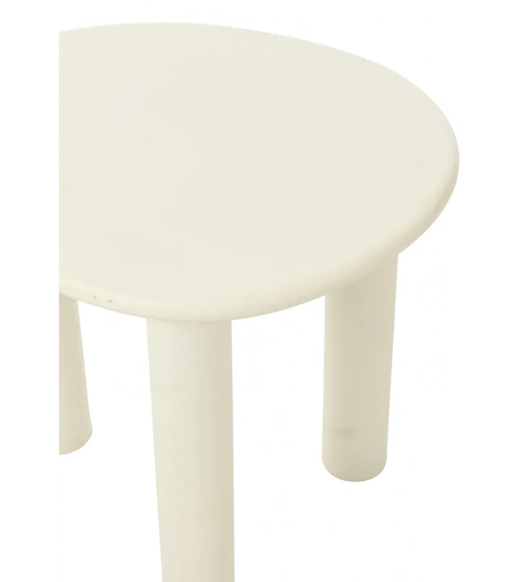 Stolik kawowy BALI 51cm biały*J-Line Best