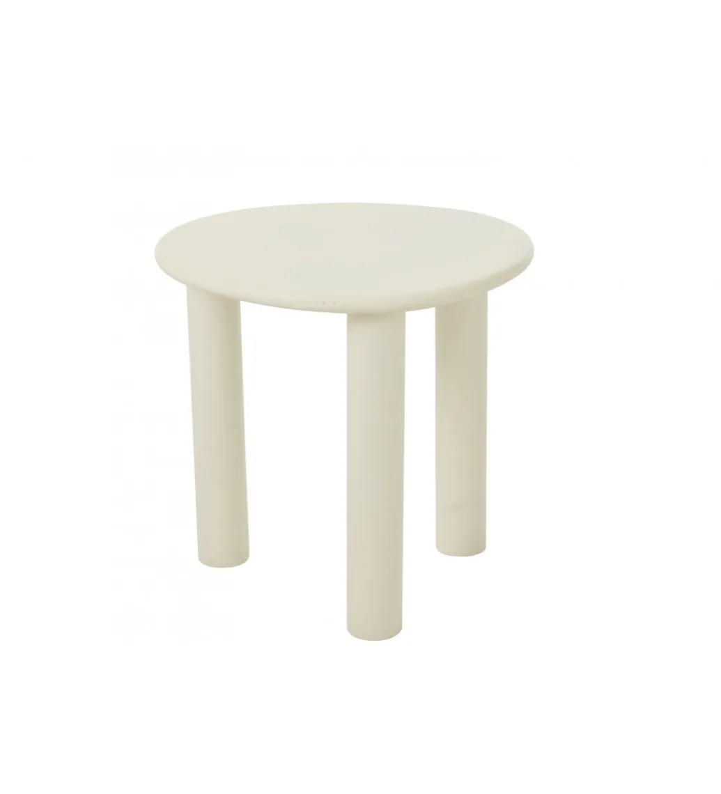 Stolik kawowy BALI 51cm biały*J-Line Best