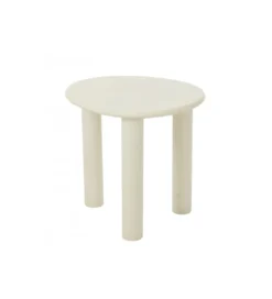 Stolik kawowy BALI 51cm biały*J-Line Best