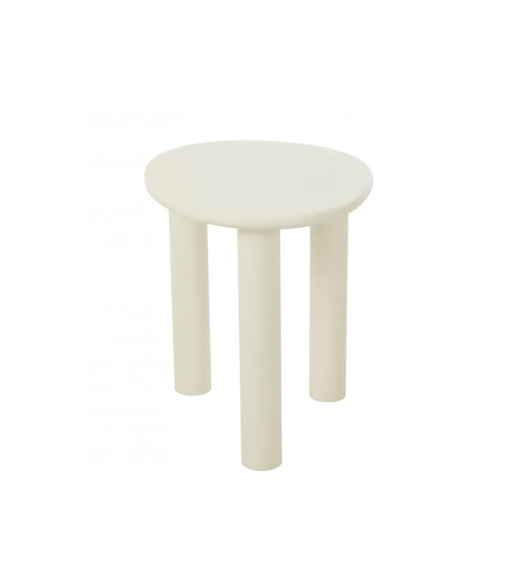 Stolik kawowy BALI 51cm biały*J-Line Best