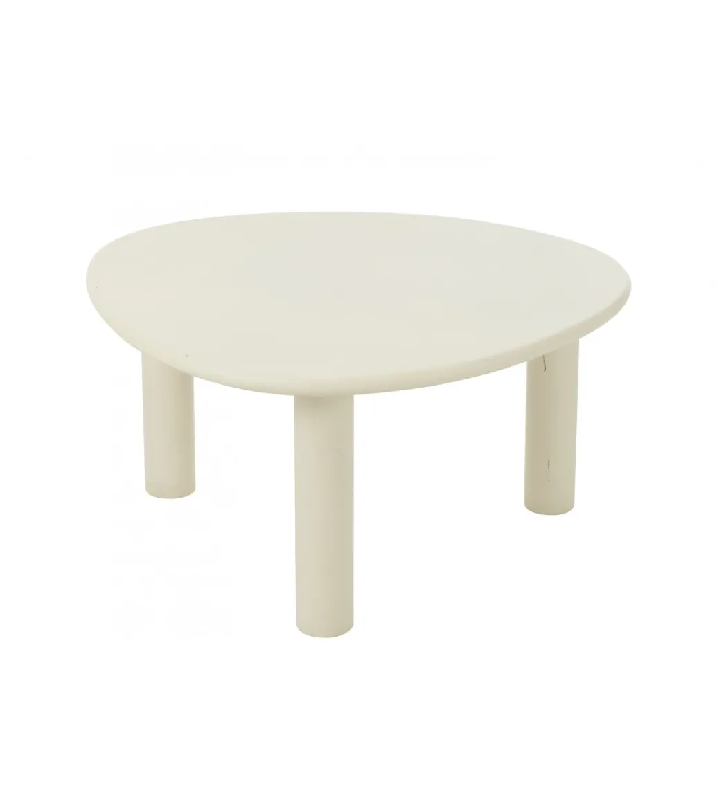 Stolik kawowy BALI 75 cm biały*J-Line