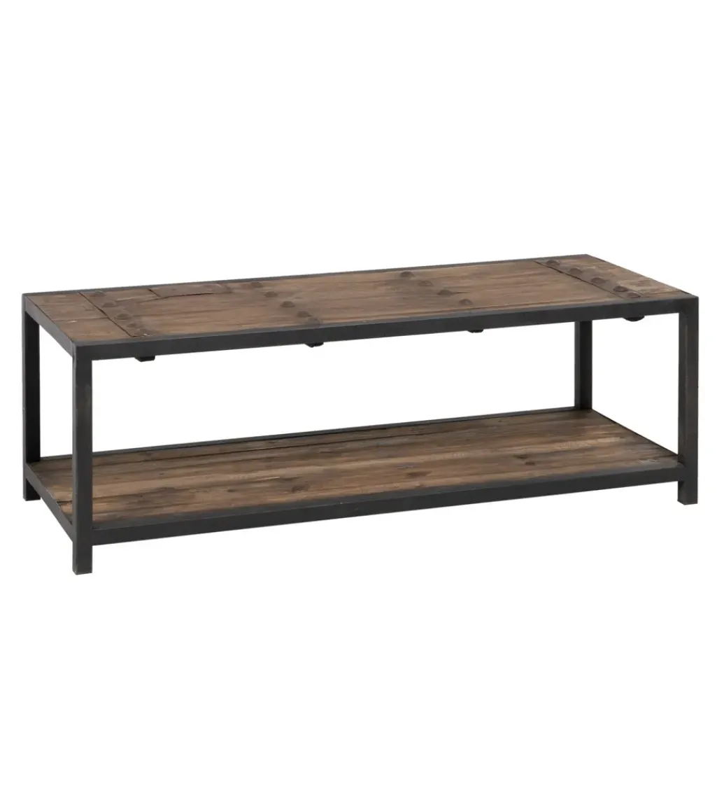Stolik kawowy BANUTA 165 cm drewno wiązu*Zona-Design Best