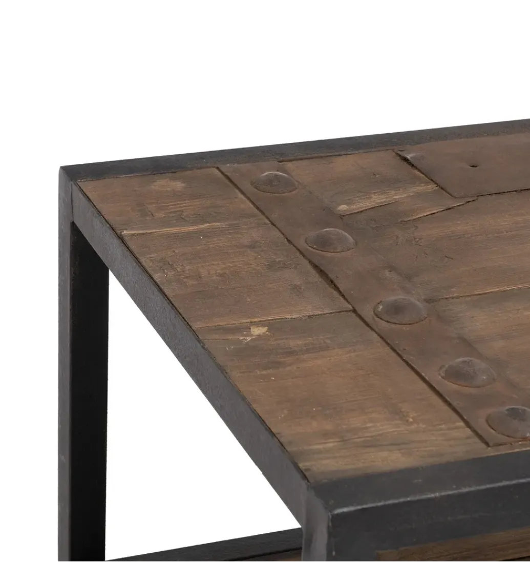 Stolik kawowy BANUTA 165 cm drewno wiązu*Zona-Design Best