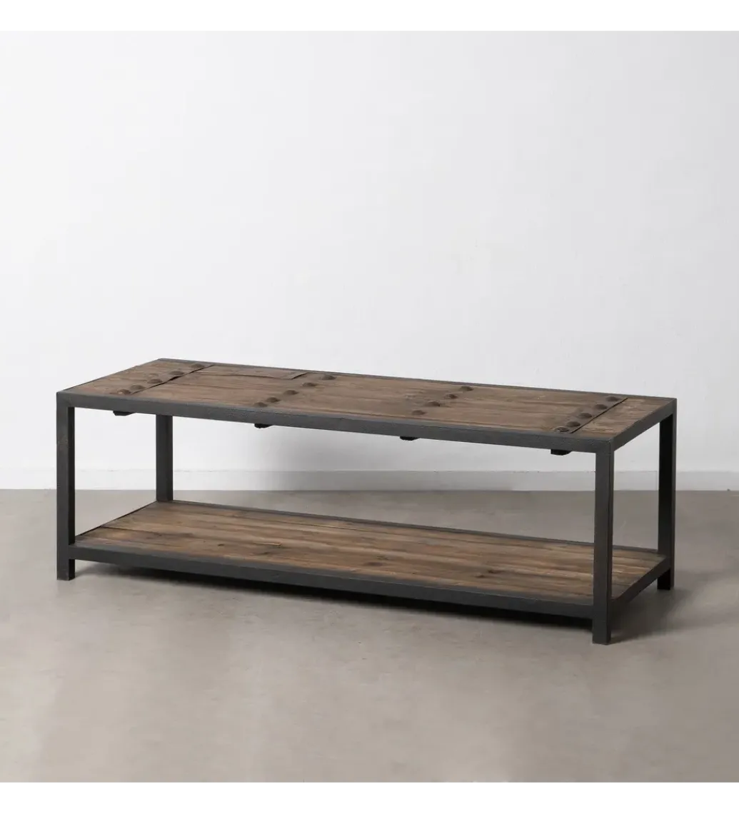 Stolik kawowy BANUTA 165 cm drewno wiązu*Zona-Design Best