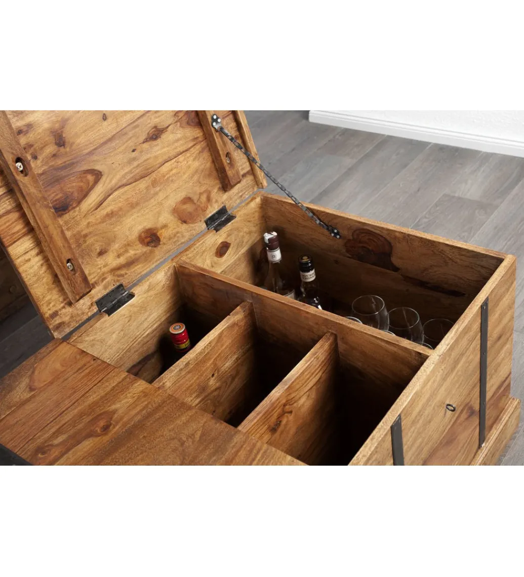 Stolik kawowy Bar Bodega 100 cm drewno Sheesham*Invicta Interior Hot