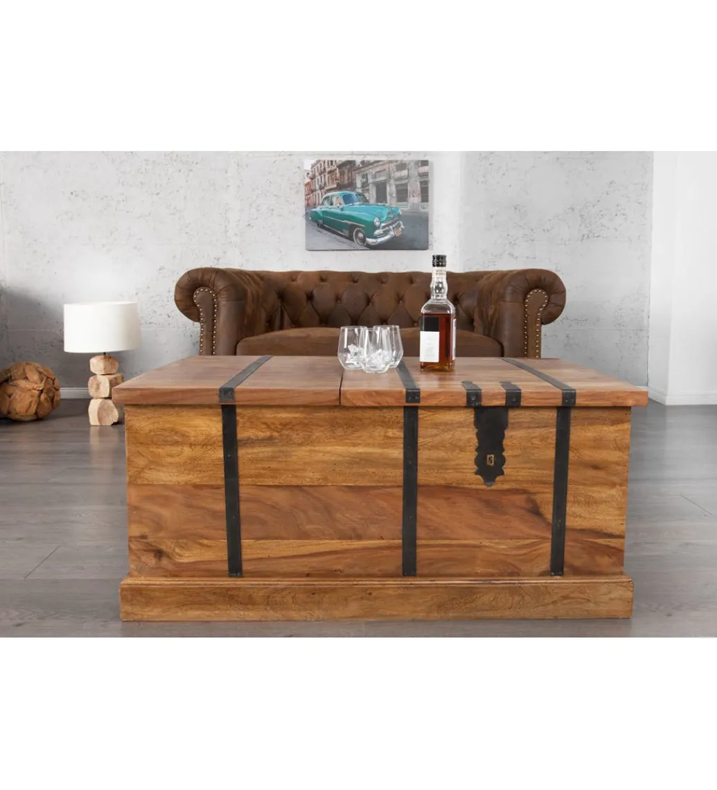 Stolik kawowy Bar Bodega 100 cm drewno Sheesham*Invicta Interior Hot