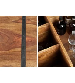 Stolik kawowy Bar Bodega 100 cm drewno Sheesham*Invicta Interior Hot