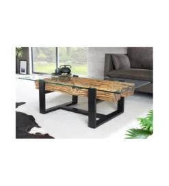 Stolik kawowy Barrakuda 130 cm drewno teak*Invicta Interior Sale