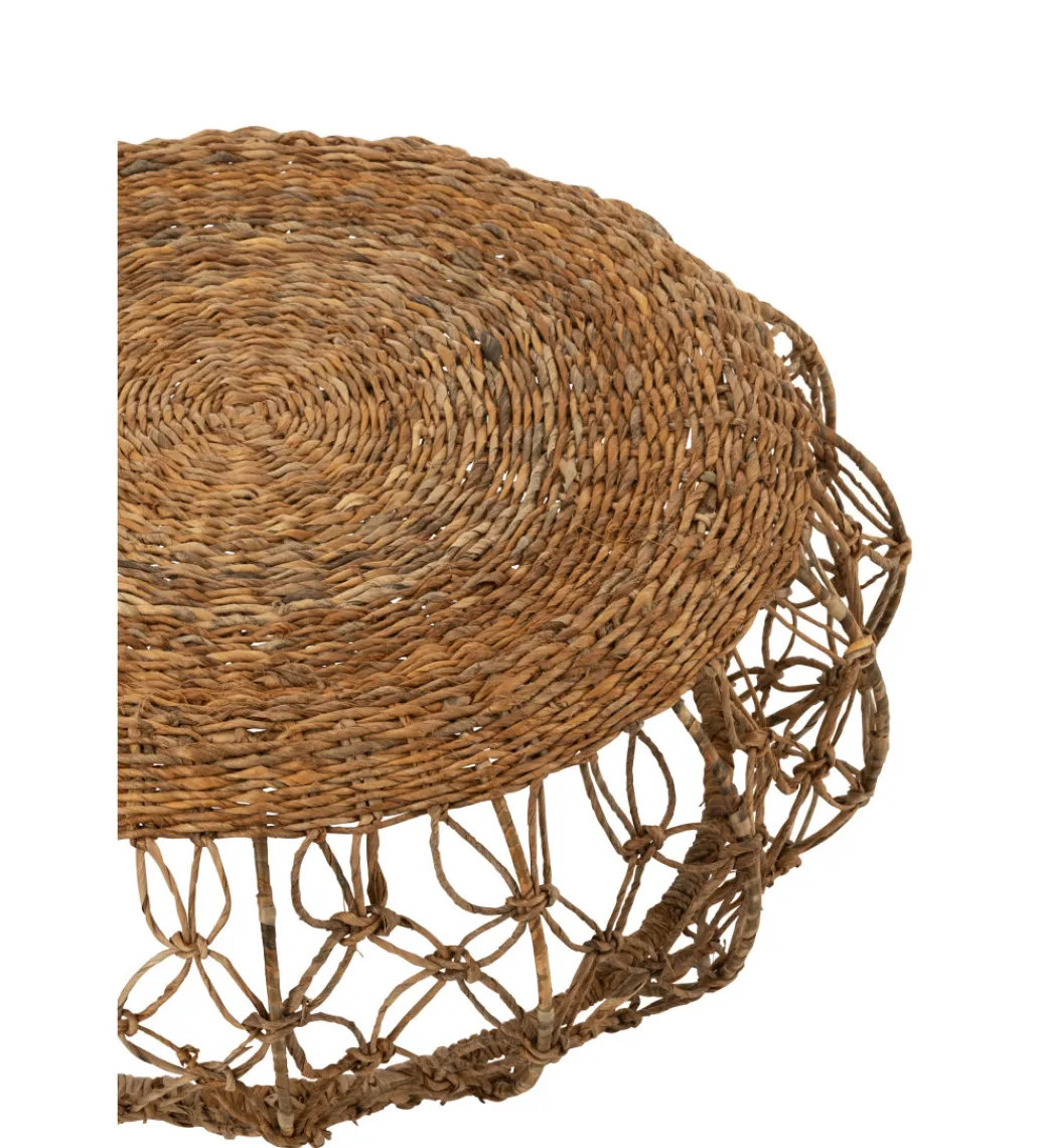 Stolik kawowy BARREL 60 cm naturalny*J-Line Clearance