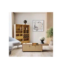 Stolik kawowy BAR VENEZIA 120 cm kremowy*KARE