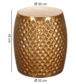 Stolik kawowy BATIN 32 cm złoty*WOHNLING, GERMANY Best