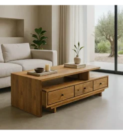 Stolik kawowy BENTO 150 cm drewno mango naturalny*Zona-Design