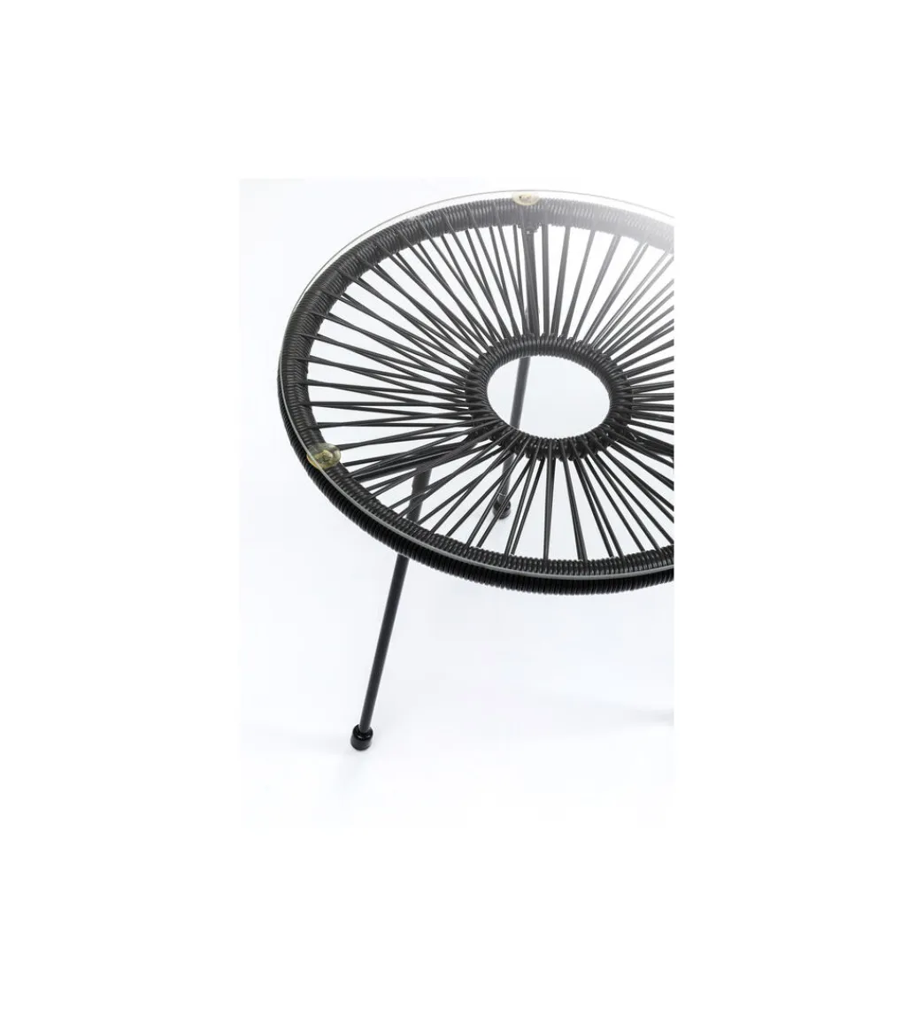Stolik kawowy boczny ACAPULCO MONO 50 cm czarny*KARE Best