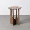 Stolik kawowy boczny AMY drewno kauczuk*Zona-Design Outlet