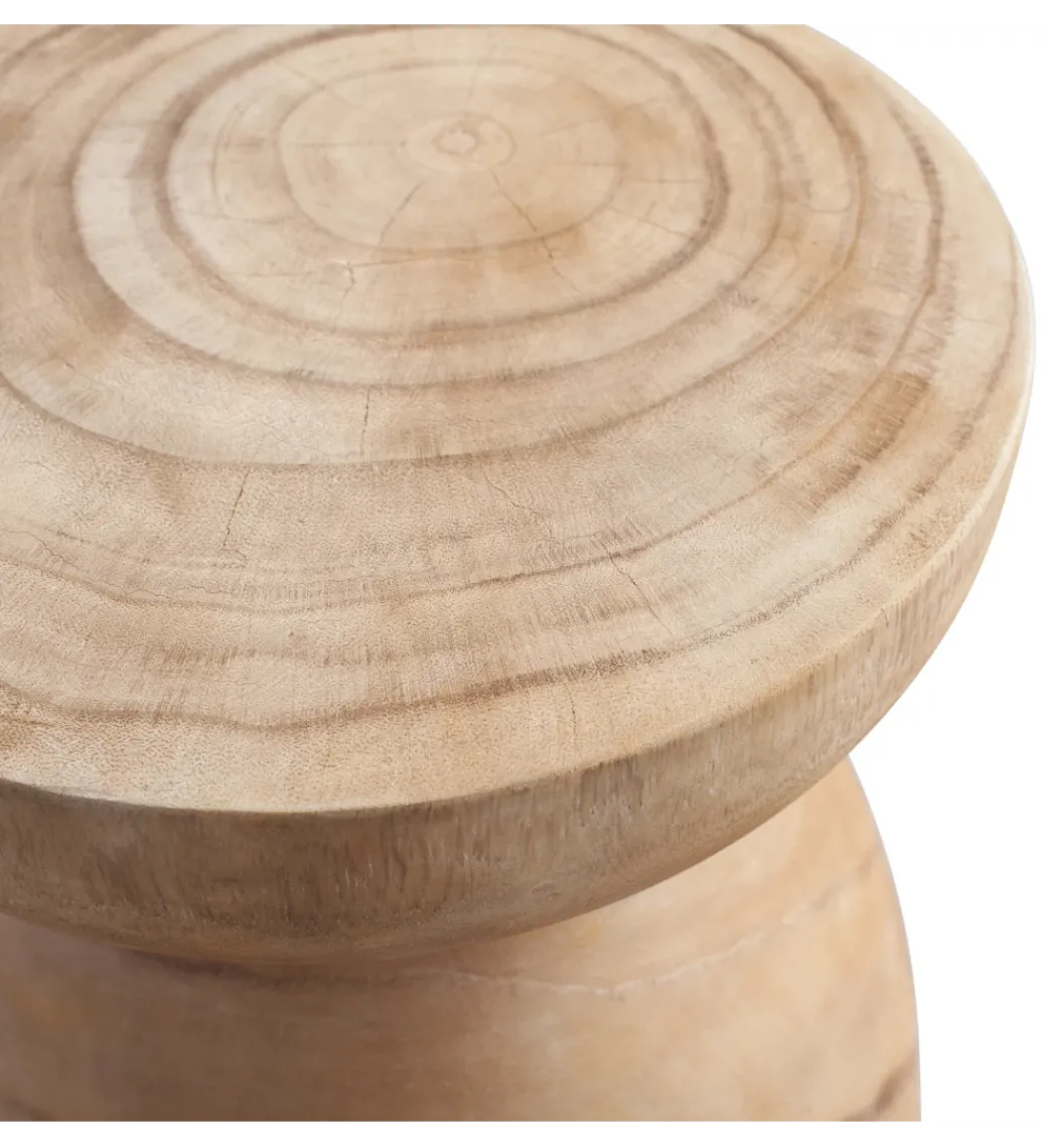 Stolik kawowy boczny BINK 40 cm naturalny*WOOOD Best