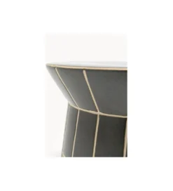 Stolik kawowy boczny BLISS TILE RIM 38 cm niebieski*KARE New