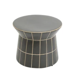 Stolik kawowy boczny BLISS TILE RIM 38 cm niebieski*KARE New