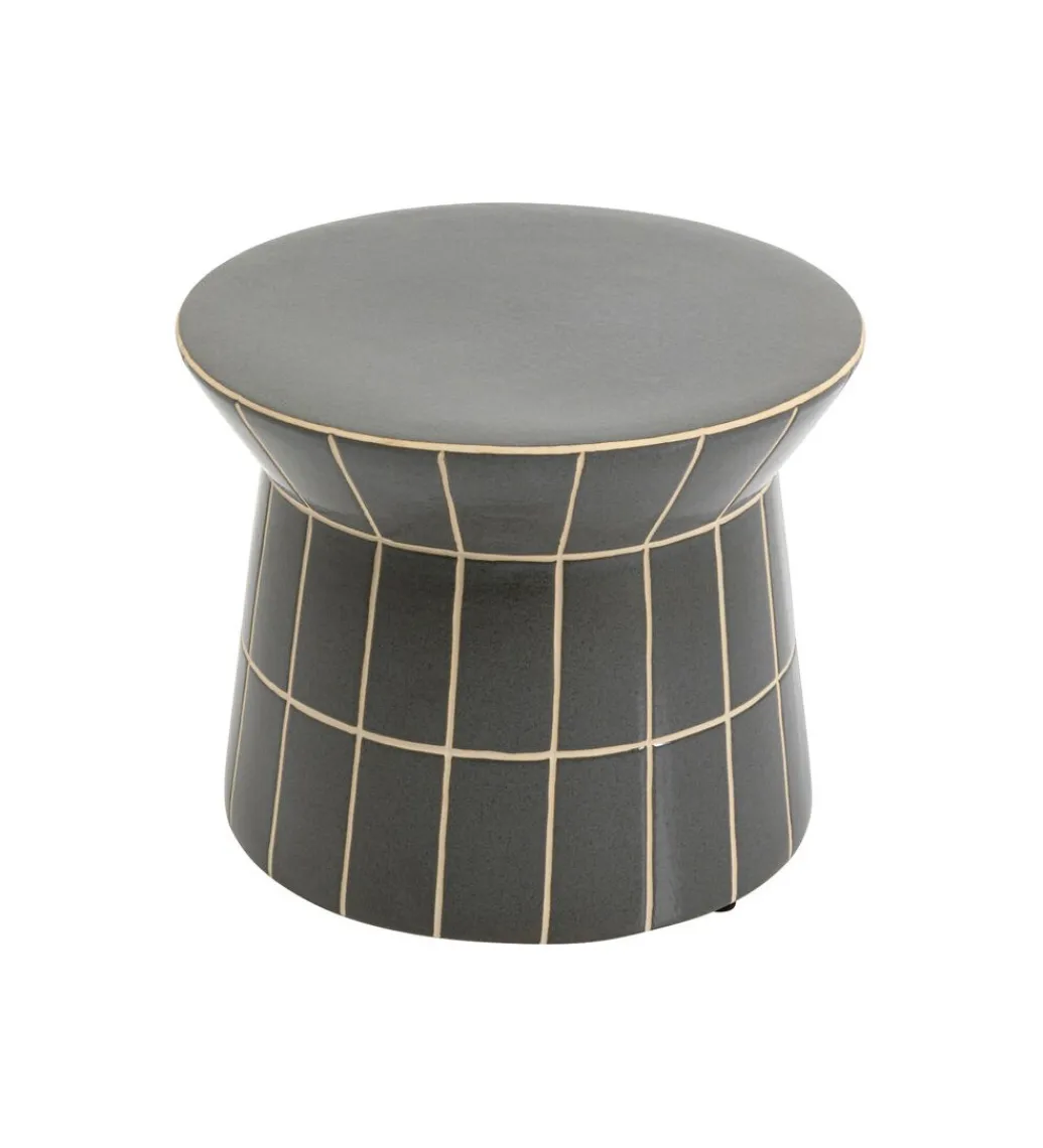 Stolik kawowy boczny BLISS TILE RIM 38 cm niebieski*KARE New