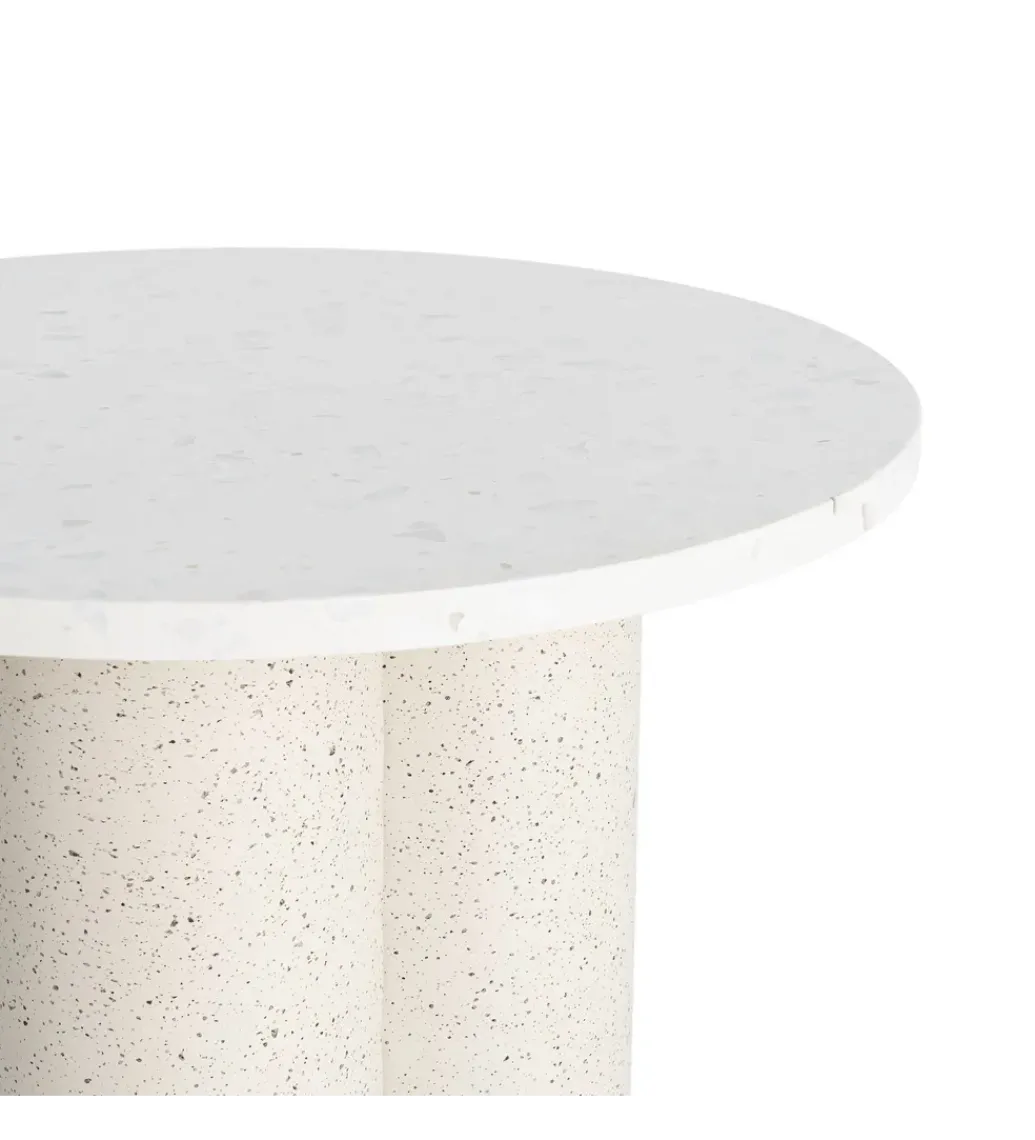 Stolik kawowy boczny CAVRANI 50 cm efekt terrazzo*Zona-Design Online