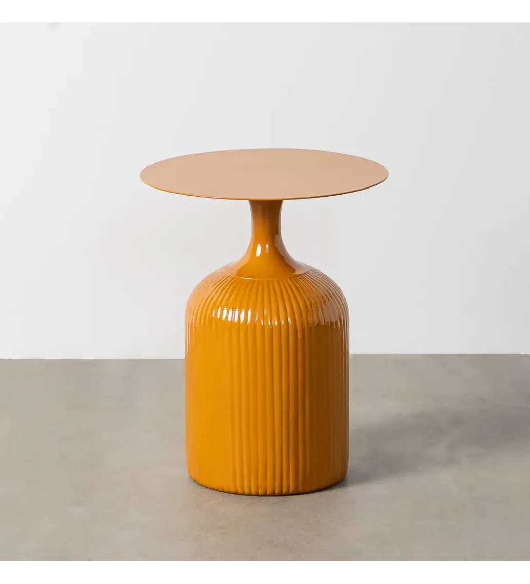 Stolik kawowy boczny CERANKI 48 cm musztardowy*Zona-Design Hot