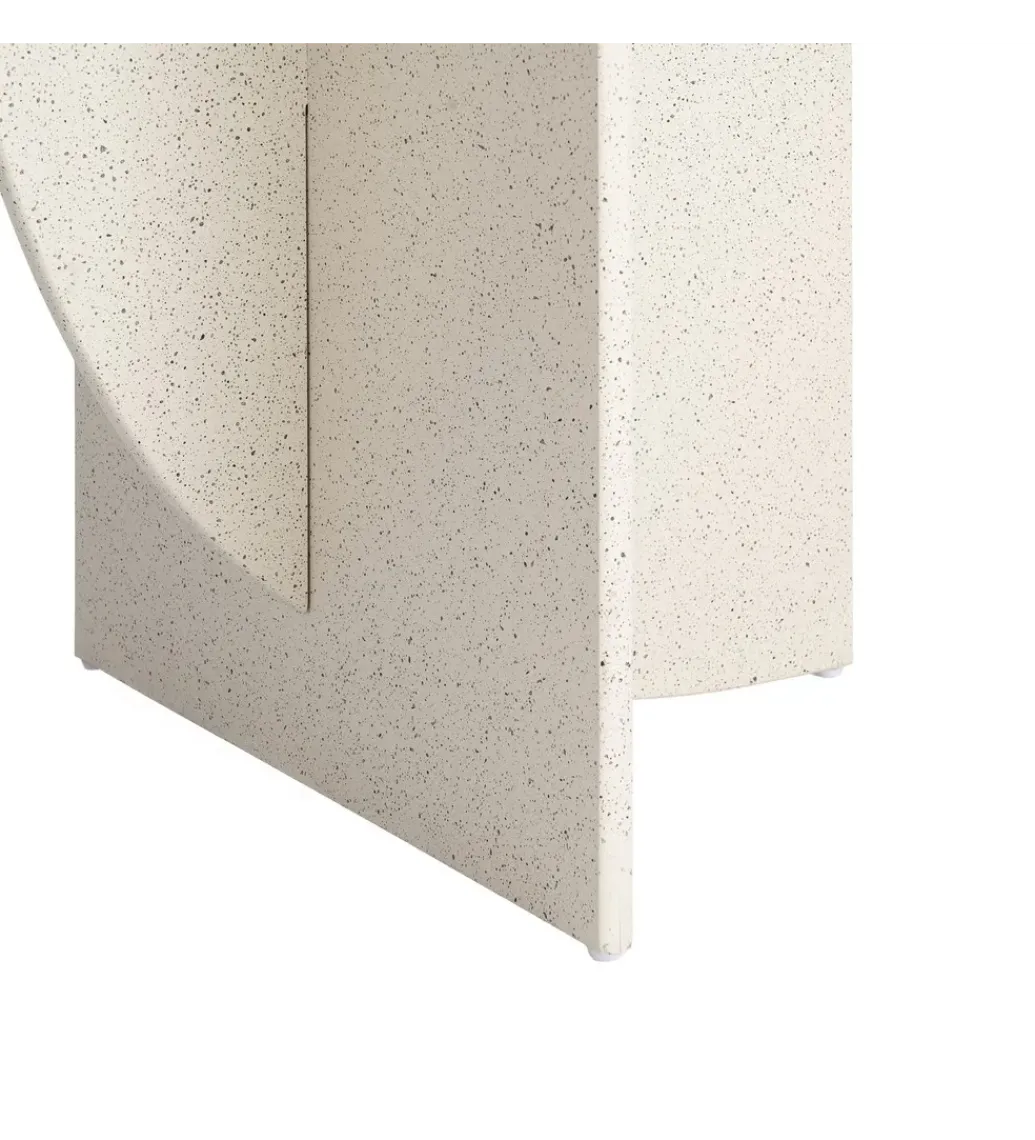 Stolik kawowy boczny DOBEMA 60 cm efekt terrazzo*Zona-Design New