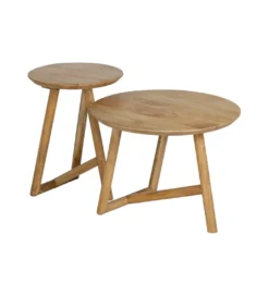 Stolik kawowy boczny DREKEO 55 cm drewno mango*Zona-Design Discount